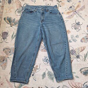 Old Navy Extra High Rise Balloon Jeans Medium Wash Size 12